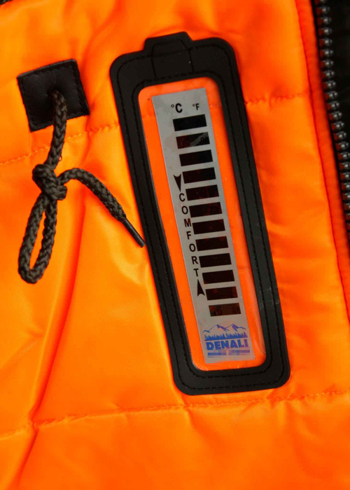 Куртка Аляска N-3B Husky Denali (т. серая - beluga/orange)