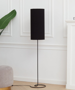 Торшер напольный белый с белым абажуром в стиле лофт, светильник напольный классический, Дельта, E27, 60 Вт