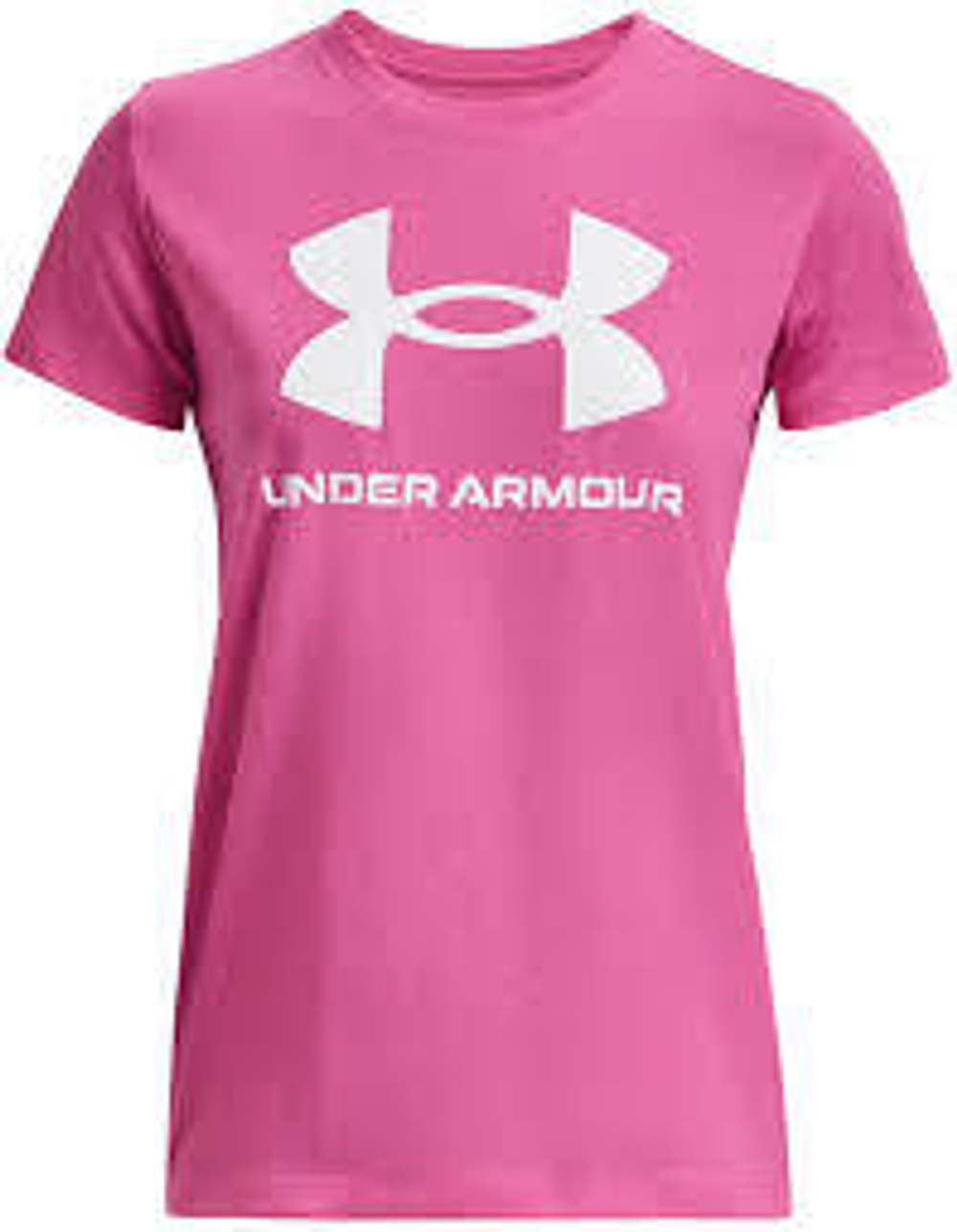 Футболка Under Armour UA SPORTSTYLE LOGO SS-PNK