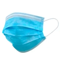 Маска 3-слойная лицевая на резинке нестерильная 50 шт