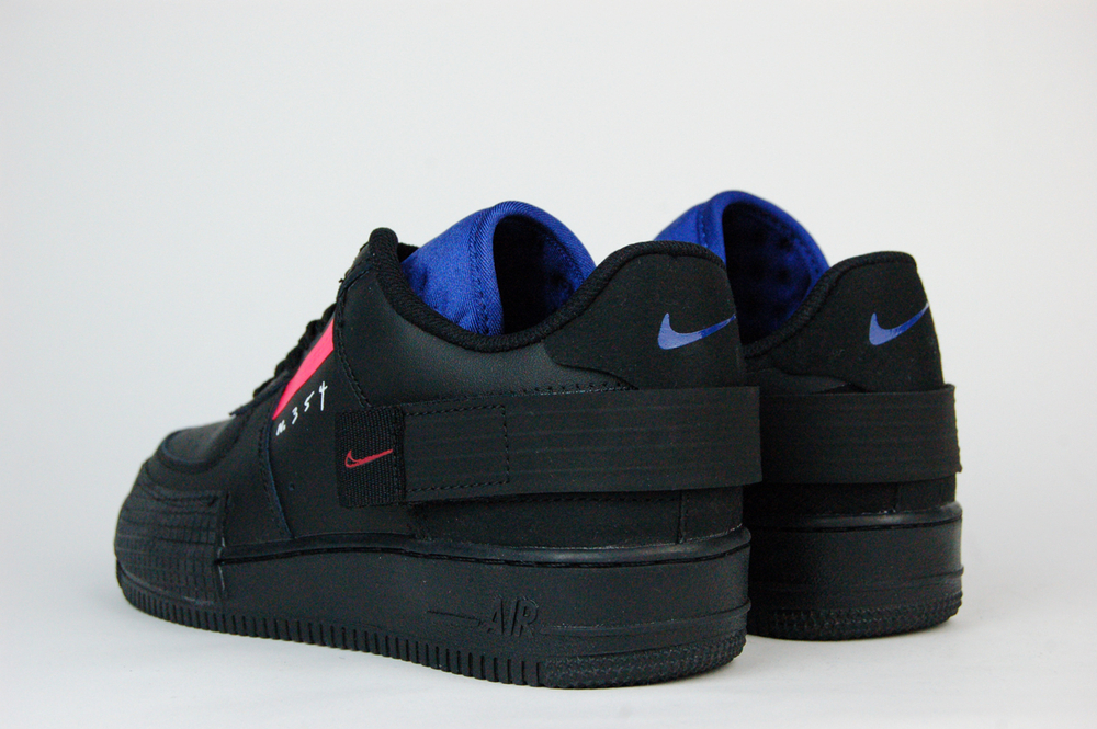 Кроссовки Nike Air Force 1 Type Black / Anthracite-Pink Tint 2