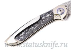 Нож Осаренко Дмитрий DOCK Prometheus Prototype Damasteelфотография - 5