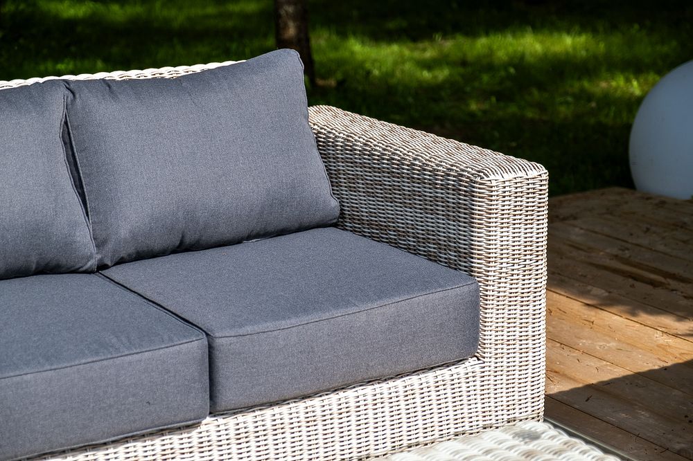 "Боно" лаунж-зона из искусственного ротанга, цвет бежевый