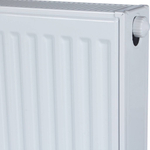 Радиатор панельный профильный ROMMER Compact тип 22 - 500x2200 мм (подкл.боковое, белый)
