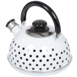 Чайник сталь, эмал, 2.5 л, свист, подв ручк, Рубин, бел, TMM04/25/02/01/27 03/08/29 04/02/29