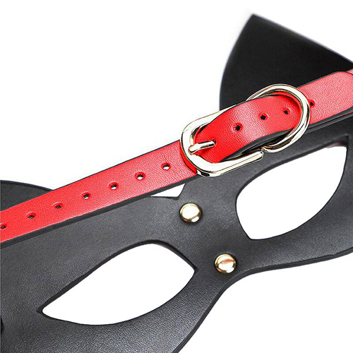 Красно-черная игровая маска с ушками Bior Toys Notabu NTB-80649