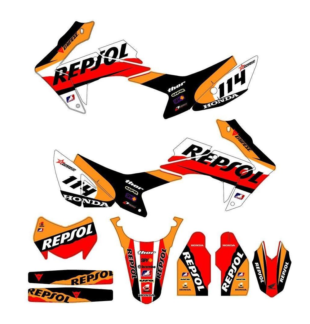 Graphic decal set, Sticker kit, for Honda CRF250L-M 2012-2020