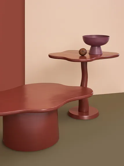 Столик приставной Fluid, 56х49 см, сепия