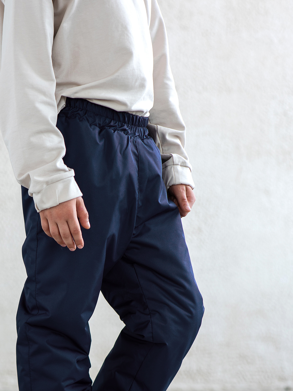 Утеплённые брюки тёмно-синие NEW (размеры от 3 до 12 лет)