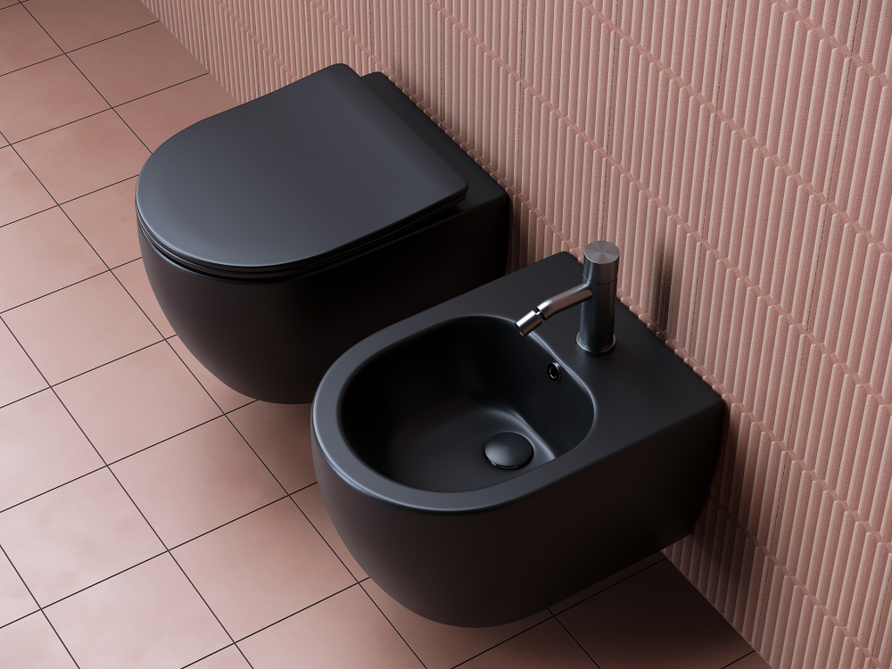Комплект подвесной безободковый унитаз Ceramica Nova Play CN3001MB черный матовый с сиденьем микролифт + инсталляция Am.Pm ProI 012704