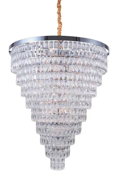 2431R/24A CHR+CL (1) Люстра (в 2-х коробках) NW