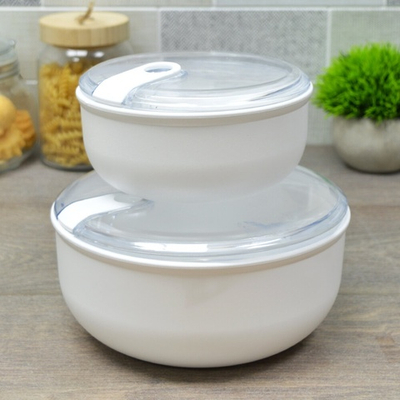 Набор емкостей для сыпучих продуктов 2шт (0,75л, 1,8л) "Милан"