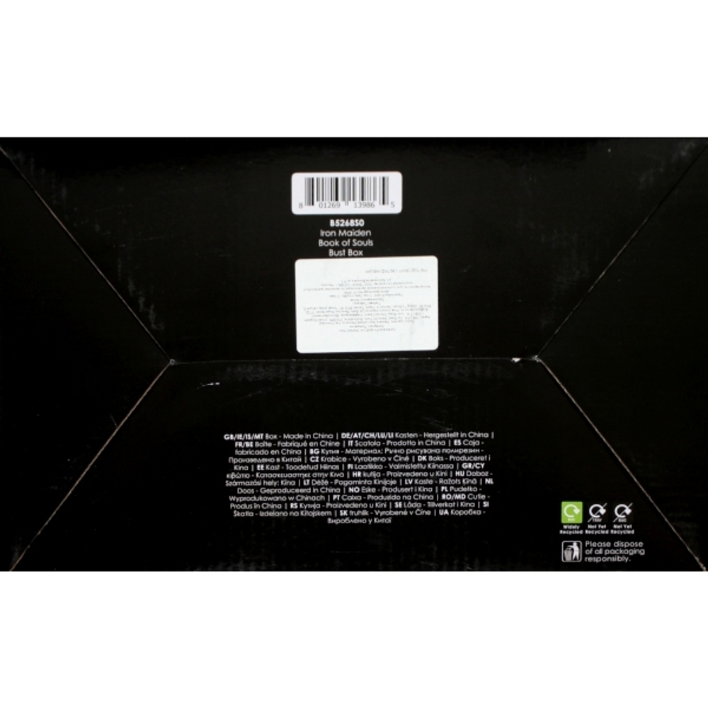Сувенирный короб Nemesis Now Iron Maiden The Book of Souls Bust