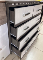 Комод №1 Ольга-13 ясень анкор темн/ясень анкор св