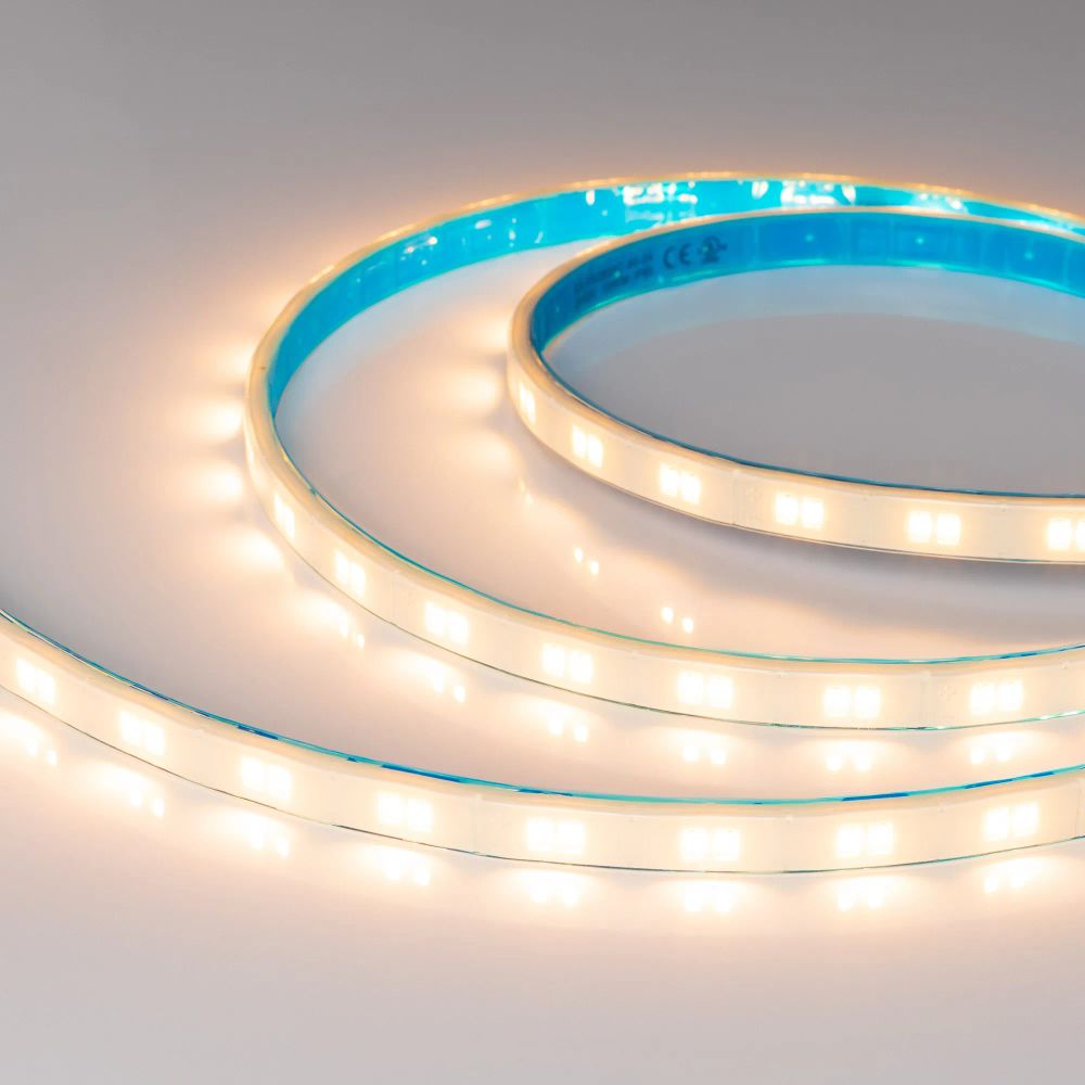 Светодиодная лента герметичная XRT-TPU-A80-12mm 24V Warm2700 (10 W/m, IP67, 5m) (Arlight, CRI>90) 055561