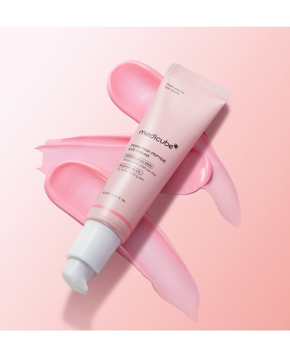 Medicube PDRN Pink Peptide Eye Cream осветляющий крем для век с ПДРН и пептидами