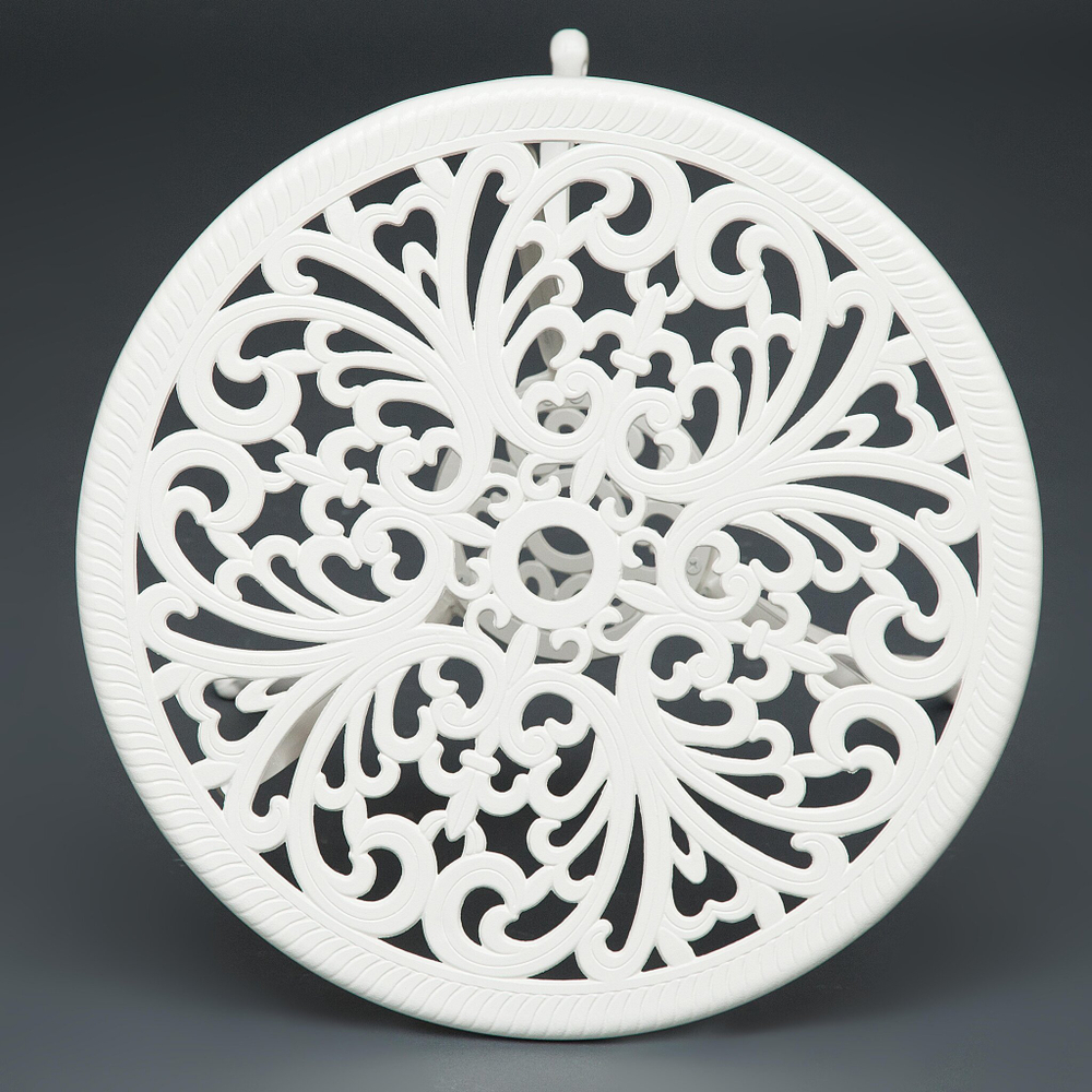 Комплект Secret De Maison Romance (стол +2 стула) алюминиевый сплав, D60/H67, 53х41х89см, butter white