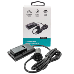Автомобильное зарядное устройство FY-198 (12V-24V, USB 2, 3, 4:5V-Max 2.4A, QC3.0: 5V/3A,9V/2A,12V/1.5A) KING FY-198