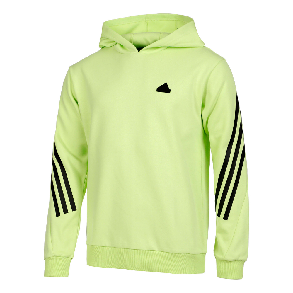 Мужская кофта теннисная adidas Future Icon 3 Stripes Hoody Men - Lime, Black