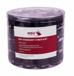 Намотки теннисные MSV Cyber Wet Overgrip black 60P