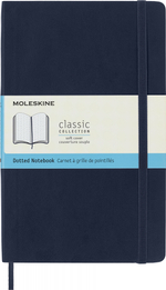Блокнот Moleskine Classic Soft (QP619B20) 13х21см 192стр. пунктир мягкая обложка синий сапфир
