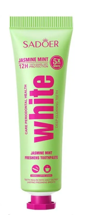 Зубная паста с экстрактом жасмина SADOER White 30 гр