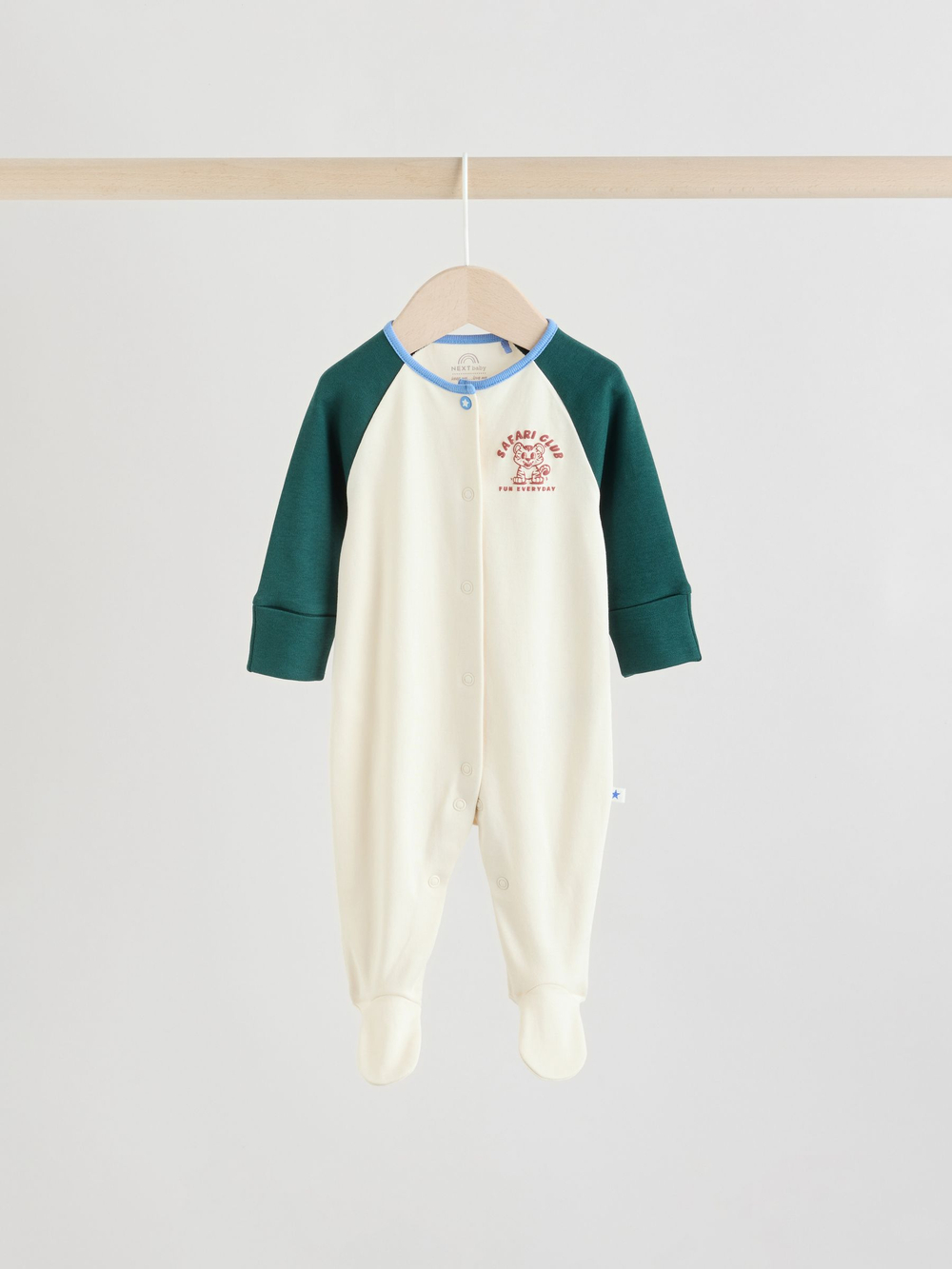 Комбинезон / Cлип для малышей Next F35-909, 3 шт., Молоный, Голубой, Серый