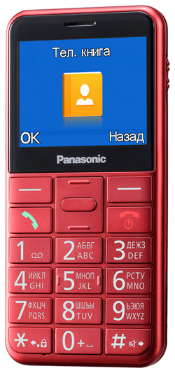 Сотовый телефон Panasonic KX-TU150RU красный