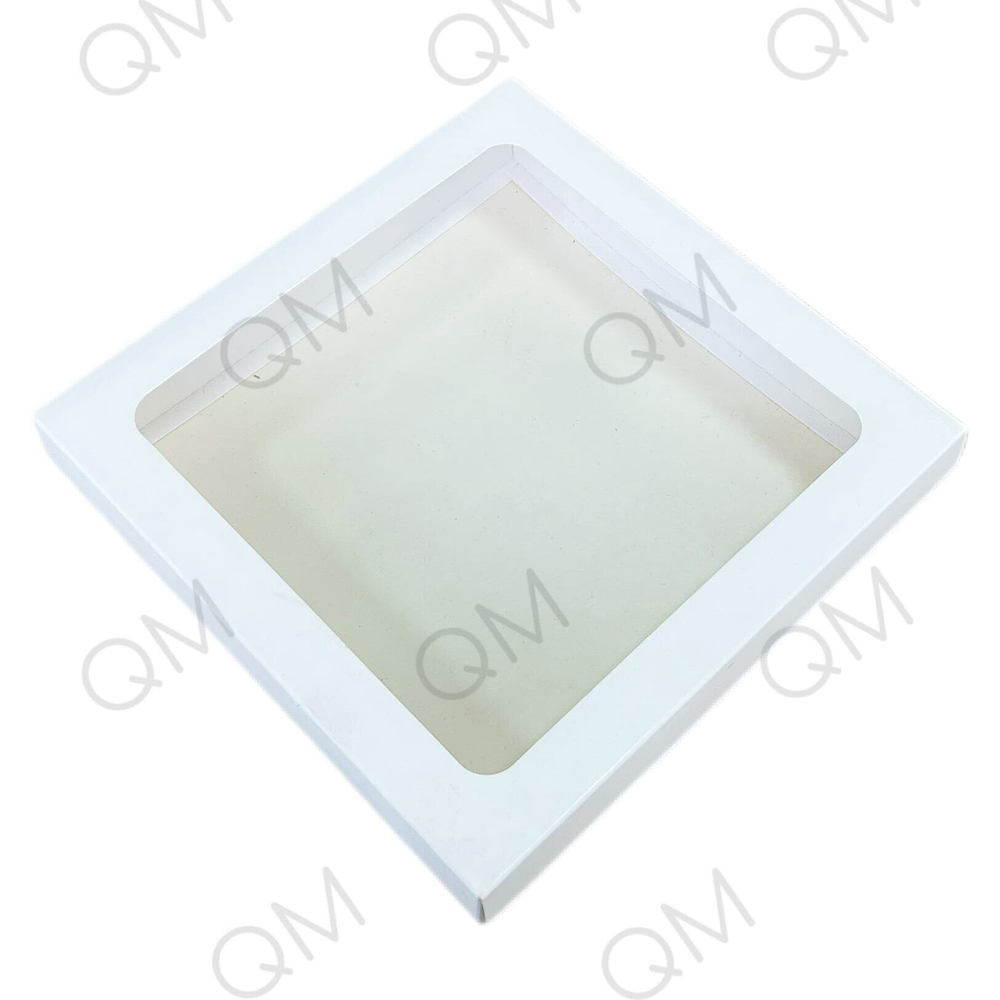 Коробка для клубники в шоколаде 200*200*40 мм (белая), 50шт