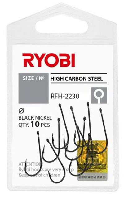 Крючок рыболовный RFH-2230 №04 ( 2 упк по 10шт)