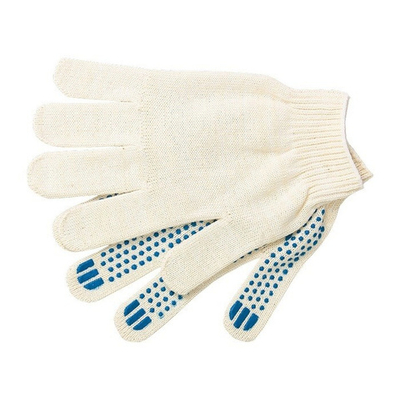 Перчатки RUSSIA трикотажные ПВХ-покрытие "Точка"