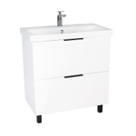 Тумба VIANT "Берлин" MODUO 80 2 ящика белая 441х766х820