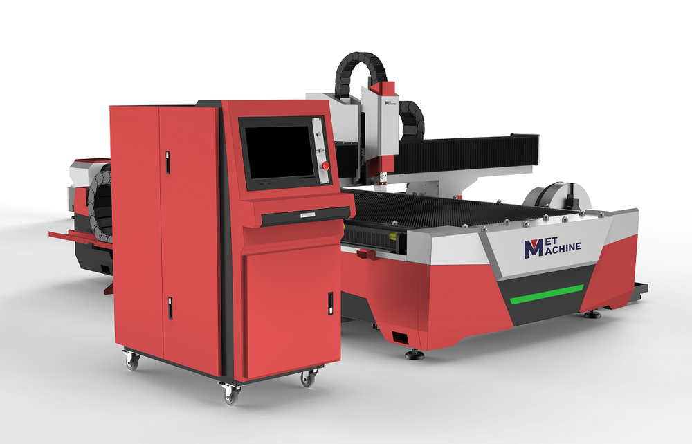 Оптоволоконный лазер с модулем резки трубы MetMachine LCM-3015B6 Master 3000W