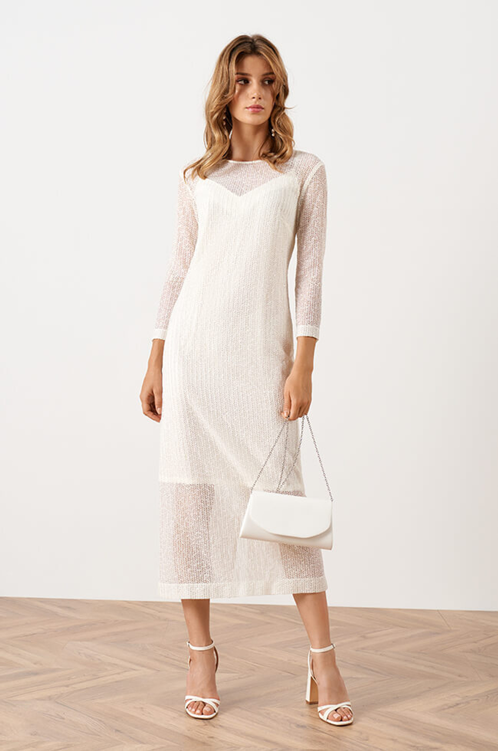51543 Платье женское (молочный)