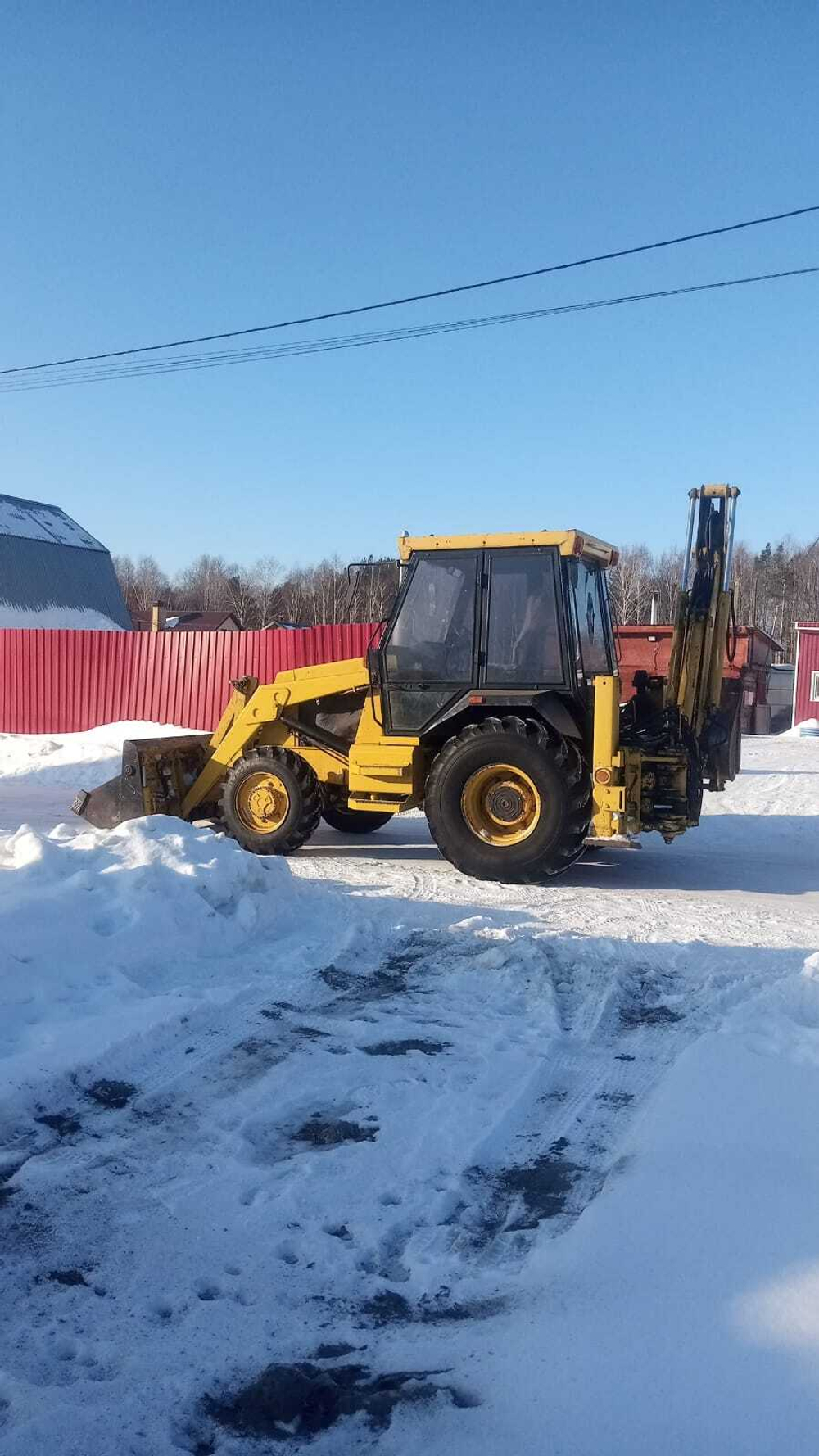 Услуги экскаватора погрузчика
