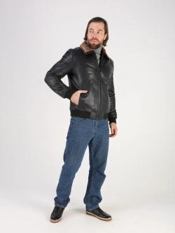 Дубленка зимняя куртка натуральная кожаная