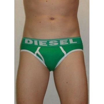 Мужские трусы брифы зеленые Diesel DIS0080