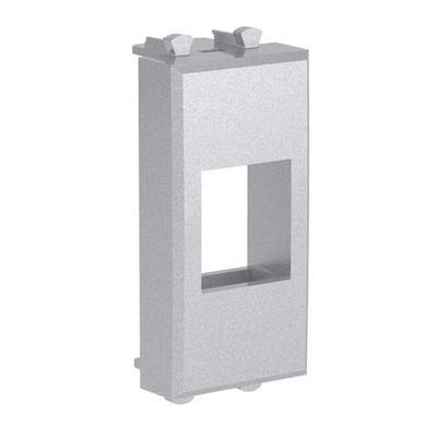 Адаптер без шторки для Keystone, "Avanti", "Закаленная сталь", 1 модуль