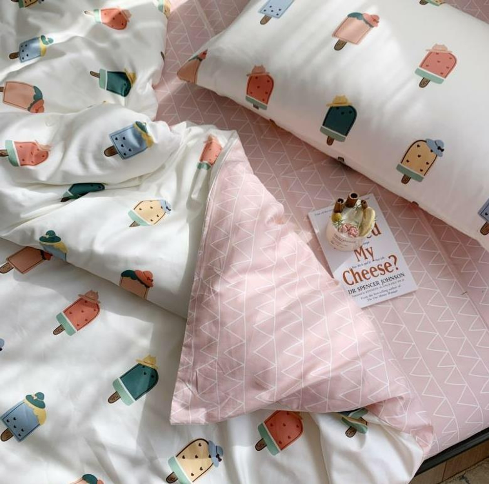 ZEPHYR HOME Постельное белье Полуторка Египетский хлопок Белый