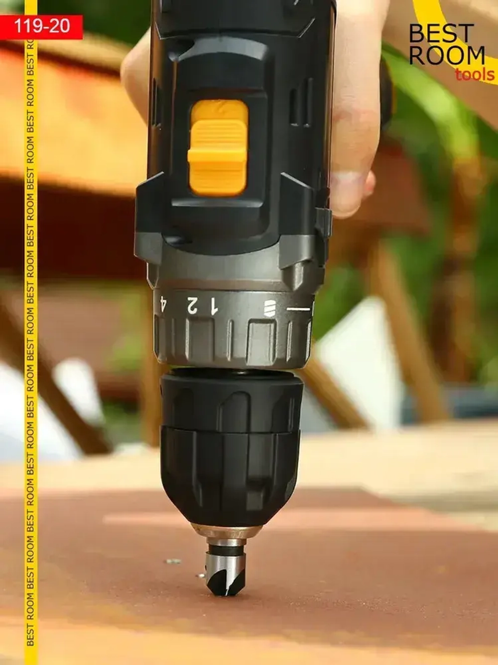 Сверло по дереву, зенкер для снятия фаски канавки под саморезы, насадка набор из 2х шт. 12, 16, фреза зенковка