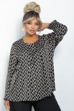 Блуза Ланта (черная) Б11845 LT Collection