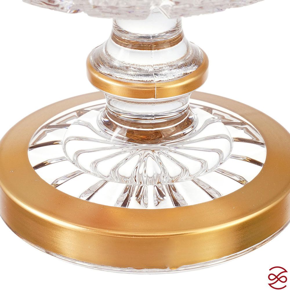 Варенница на ножке Crystal Heart Снежинка 11,6 см