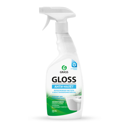 Чистящее средство для сантехники Grass Gloss, кислотное, 600 мл