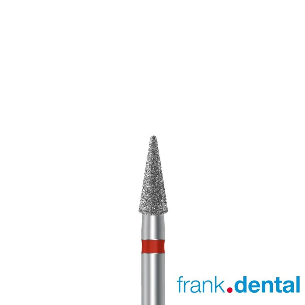 Бор алмазный красный Frank Dental типа FG - D.852.023.F.FG