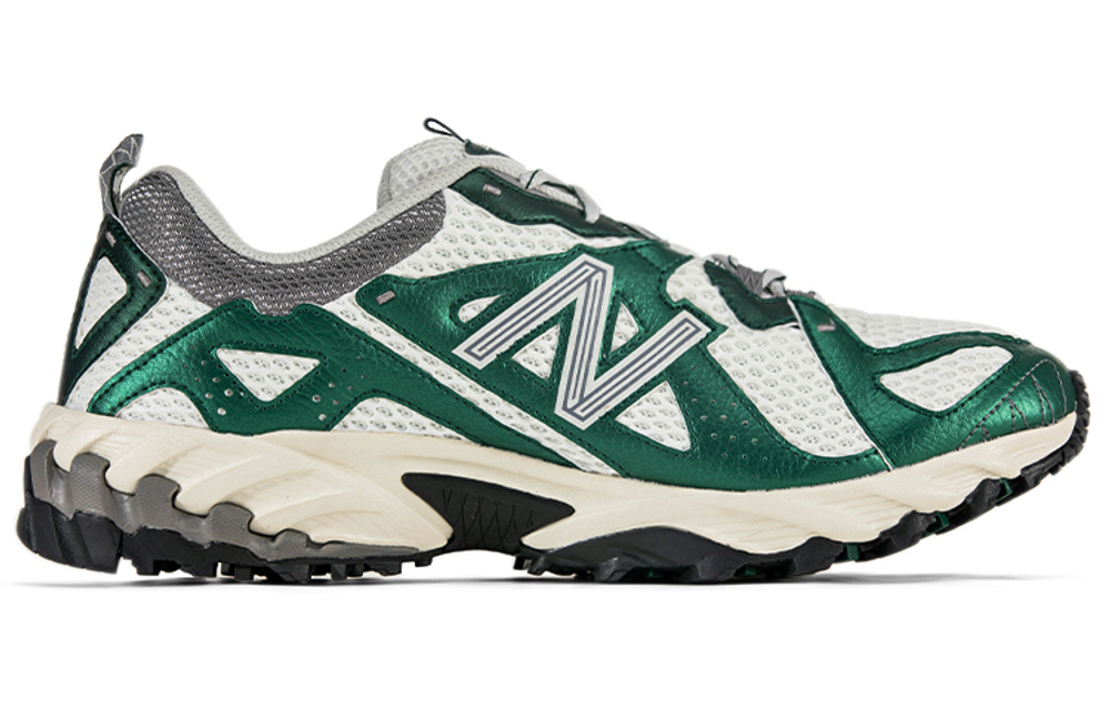 New Balance 610T retro functional trend non-slip wear-resistant breathable low-cut outdoor functional shoes for men and women the same style green