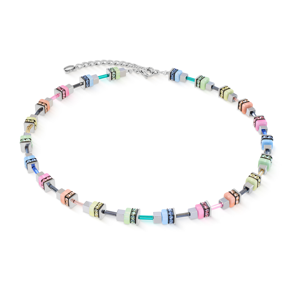 Колье Coeur de Lion Multi-Pastell-Silver 4413/10-1580
