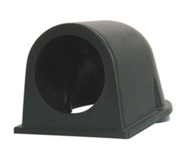 Подиум под датчик 52мм прямой одинарный черный