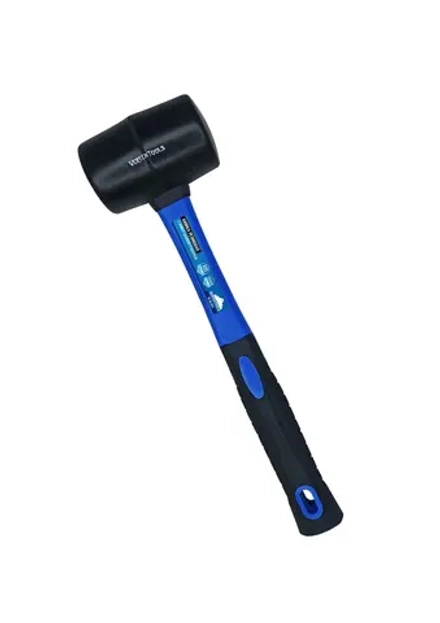 Киянка резин. 225г, черная резина. фиберглас.ручка VERTEXTOOLS 10-50-225