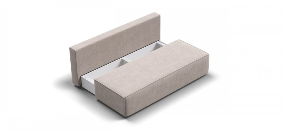 Диван Норд мини Велюр Монолит латте (последний экземпляр)