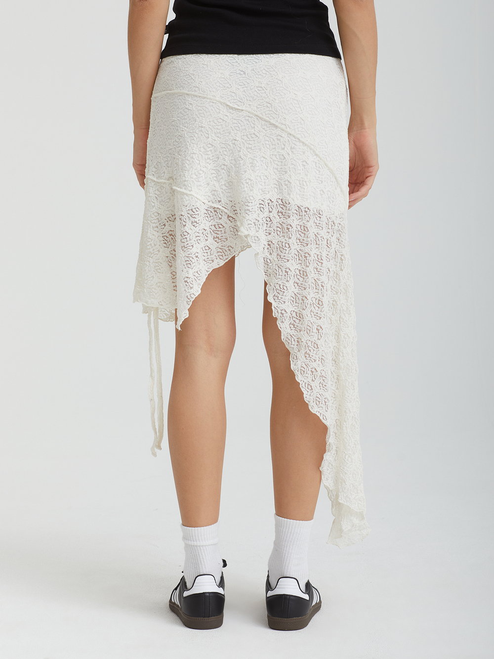 Юбка Audrey Lace Ruffled Asymmetrical